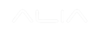 Alia brand main logo in white