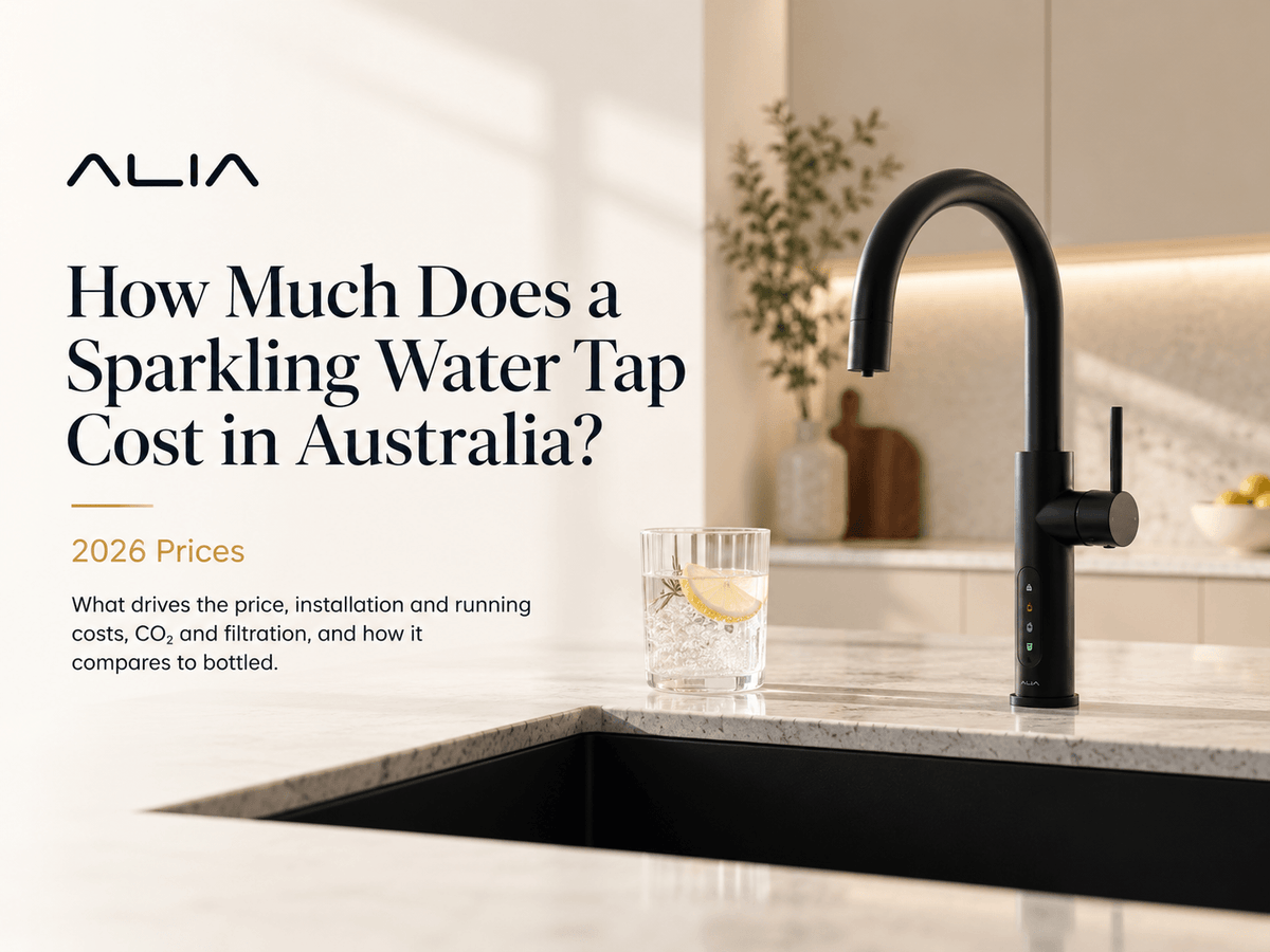 Sparkling Water Taps: What They Cost to Buy and Run in Australia