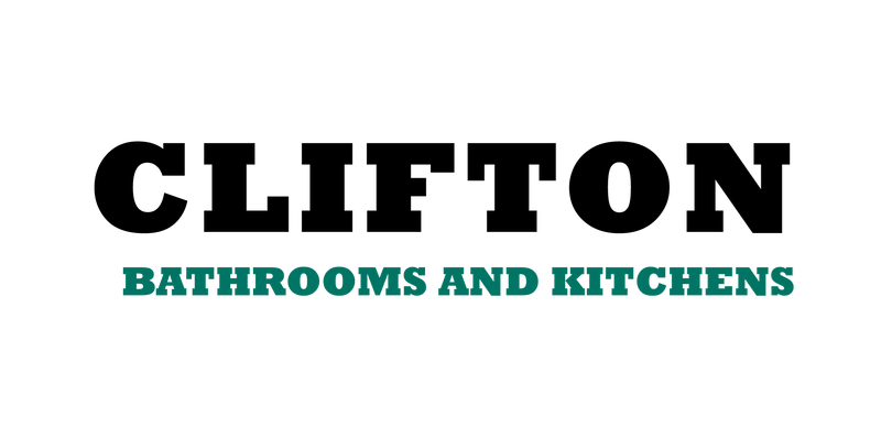 Clifton Bathrooms and Kitchens logo on a white background