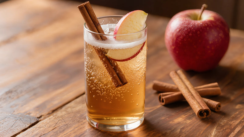 Cinnamon-Spiced Apple Cider Fizz – Hot & Cozy Fizzy Drinks recipe