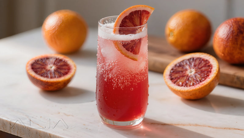 Festive Blood Orange Sparkler – Sparkling Mocktails recipe