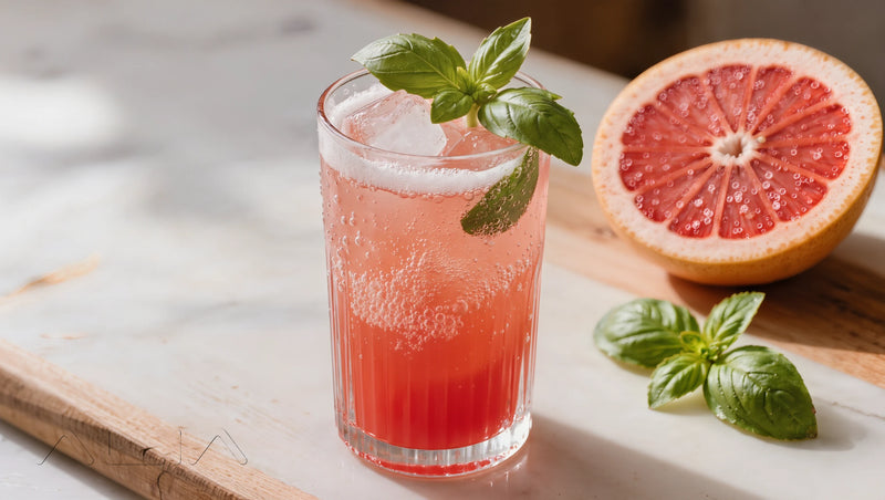 Grapefruit-Basil Collins – Gin-Based Cocktails recipe