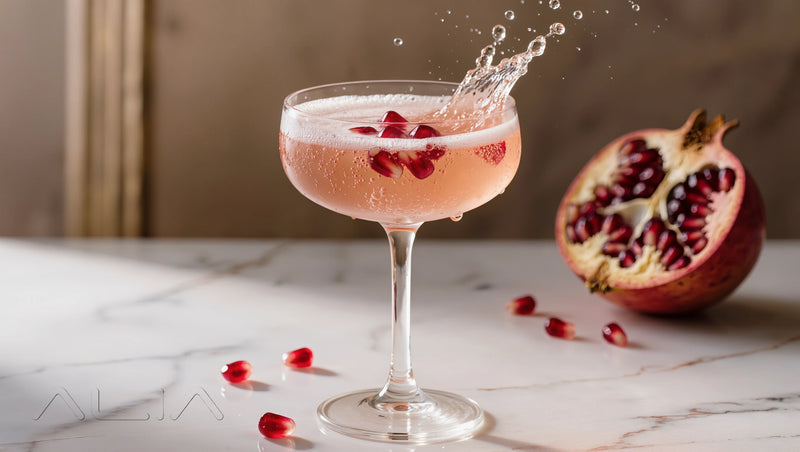 Pomegranate Rosé Spritzletini – Champagne/Prosecco/Sparkling Wine-Based Cocktails recipe