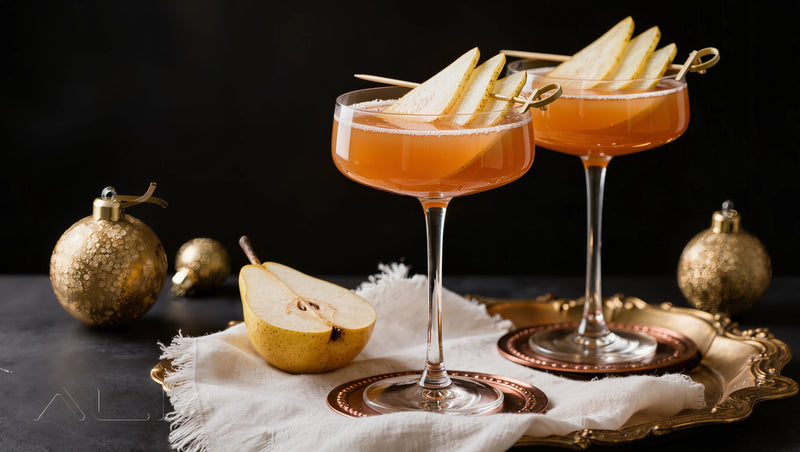 Spiced Winter Pear Fizz – Sparkling Mocktails recipe