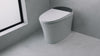 ALIA smart toilet showing heated seat, dual nozzle bidet spray, warm air drying, deodorisation, remote control panel and jet flushing